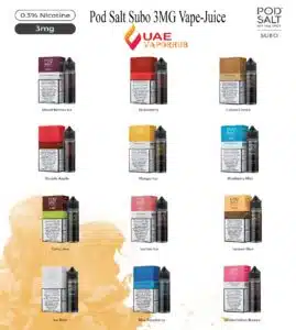 Pod Salt Subo 50ML 3MG Vape-Juice at UAE Vapor Hub AE