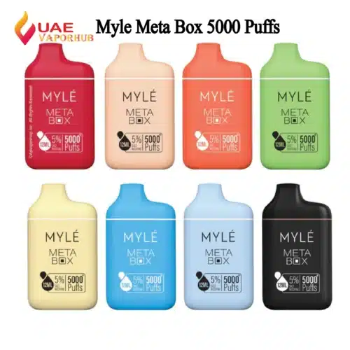 MYLE Meta Box 5000 Puffs Disposable Vape at UAE Vapor Hub